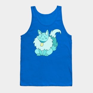 Fluffy Ice Kitty Tank Top